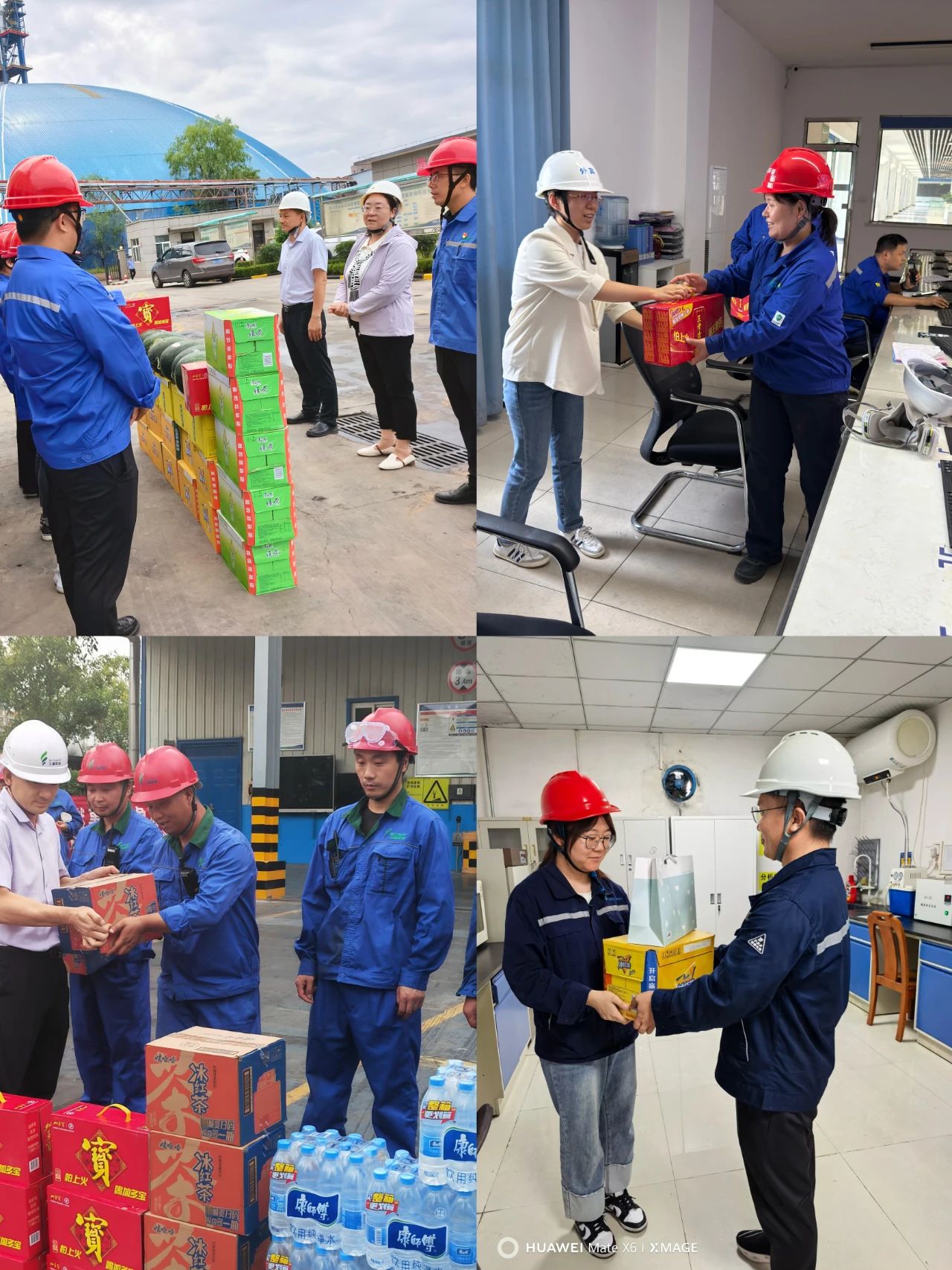 暖人心 聚合力 謀發展 ▏三秦環保公司開展給一線職工“送清涼”慰問活動